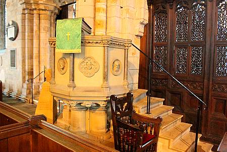 Cartmel Priory - The Pulpit